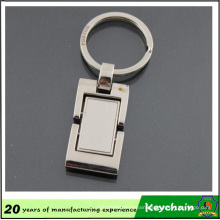 Classic Blank Square Metal Keychain